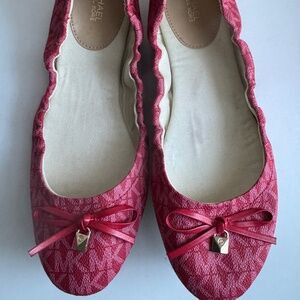 Michael Kors Red/Pink Ballet Flats